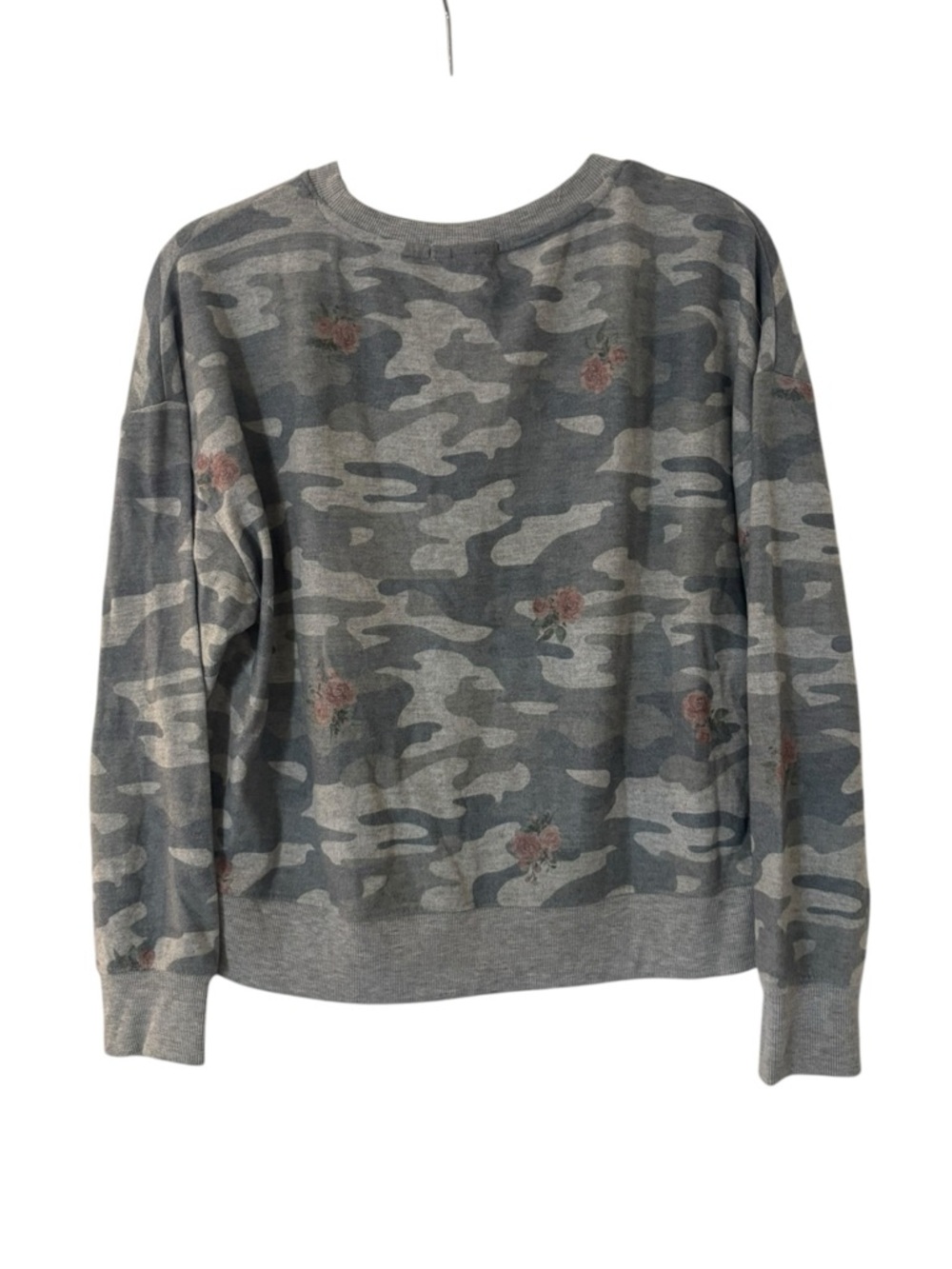 NWOT Z Supply Camo Rose Crewneck Sweatshirt - Picture 3 of 4